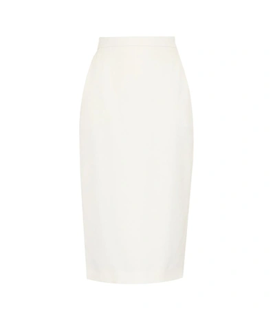 Shop Max Mara Exclusive To Mytheresa.com - Dalmine Wool Midi Skirt In White