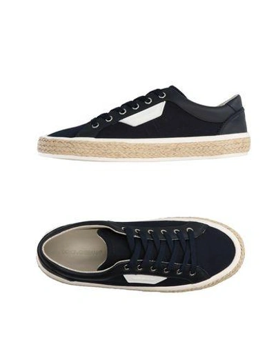 Shop Dolce & Gabbana Sneakers In Dark Blue