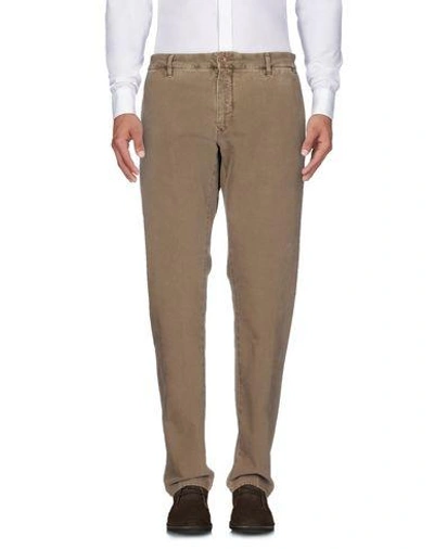 Shop Siviglia Man Pants Khaki Size 38 Cotton, Elastane In Beige