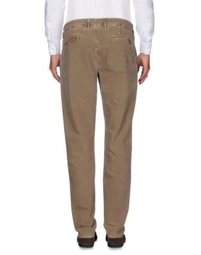 Shop Siviglia Man Pants Khaki Size 38 Cotton, Elastane In Beige