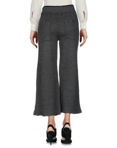 Shop Lost & Found Cropped Pants & Culottes In Grey