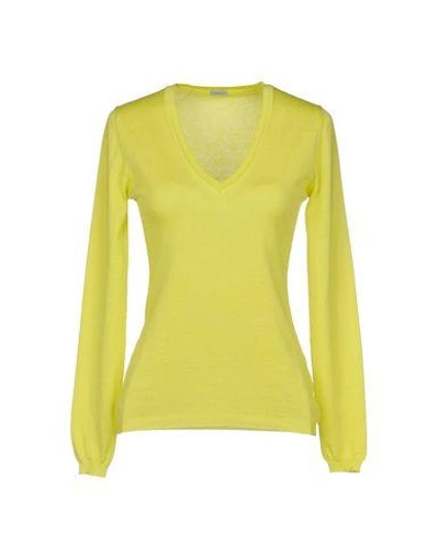 Shop Malo Cashmere Blend In Yellow
