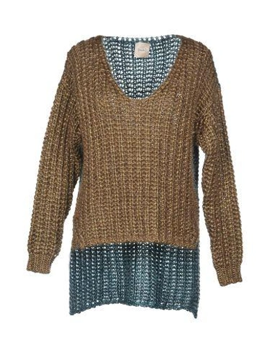 Shop Nude Sweater In Brown