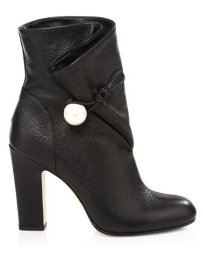 Shop Jimmy Choo Bethanie Wrap Booties In Black