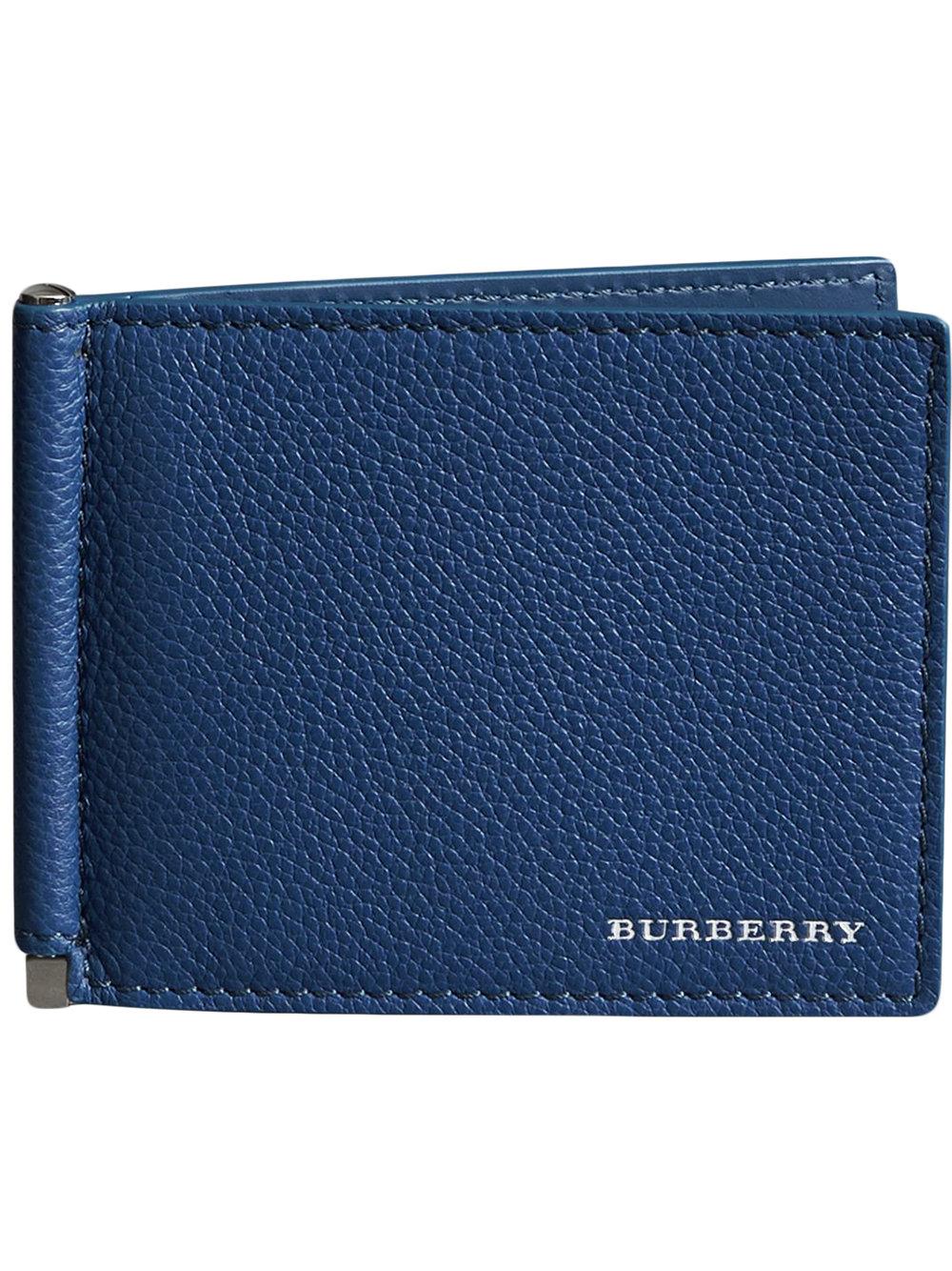 blue burberry purse