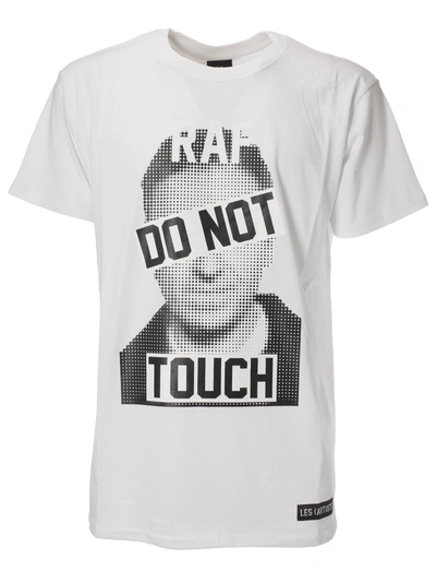 Shop Les Artists Les (art)ists Do Not Touch T-shirt In White