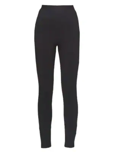 Shop Balenciaga Logo Jersey Track Pants In Black