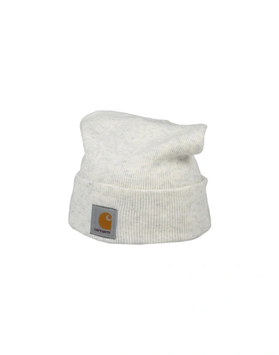 Shop Carhartt Hats In Light Grey