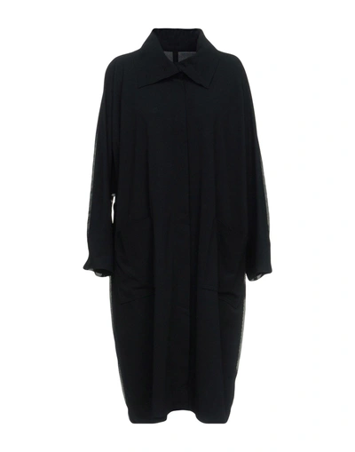 Shop Issey Miyake Full-length Jacket In Black