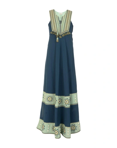 Shop Talitha Long Dresses In Dark Blue