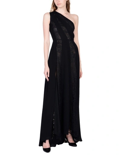 Shop Tamara Mellon Long Dress In Black