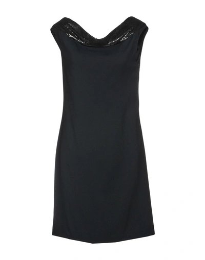 Shop Paco Rabanne Short Dresses In Black