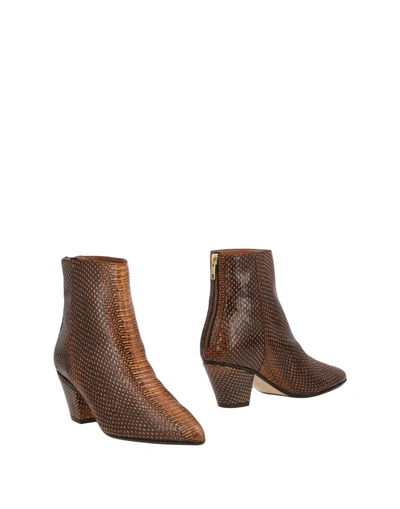 Shop Atp Atelier Ankle Boot In Camel