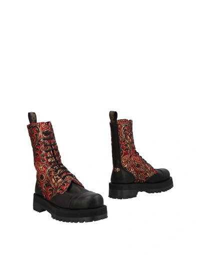Shop Pop Boy Woman Ankle Boots Black Size 9 Textile Fibers, Soft Leather