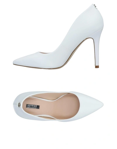 Shop Guess Pumps In White