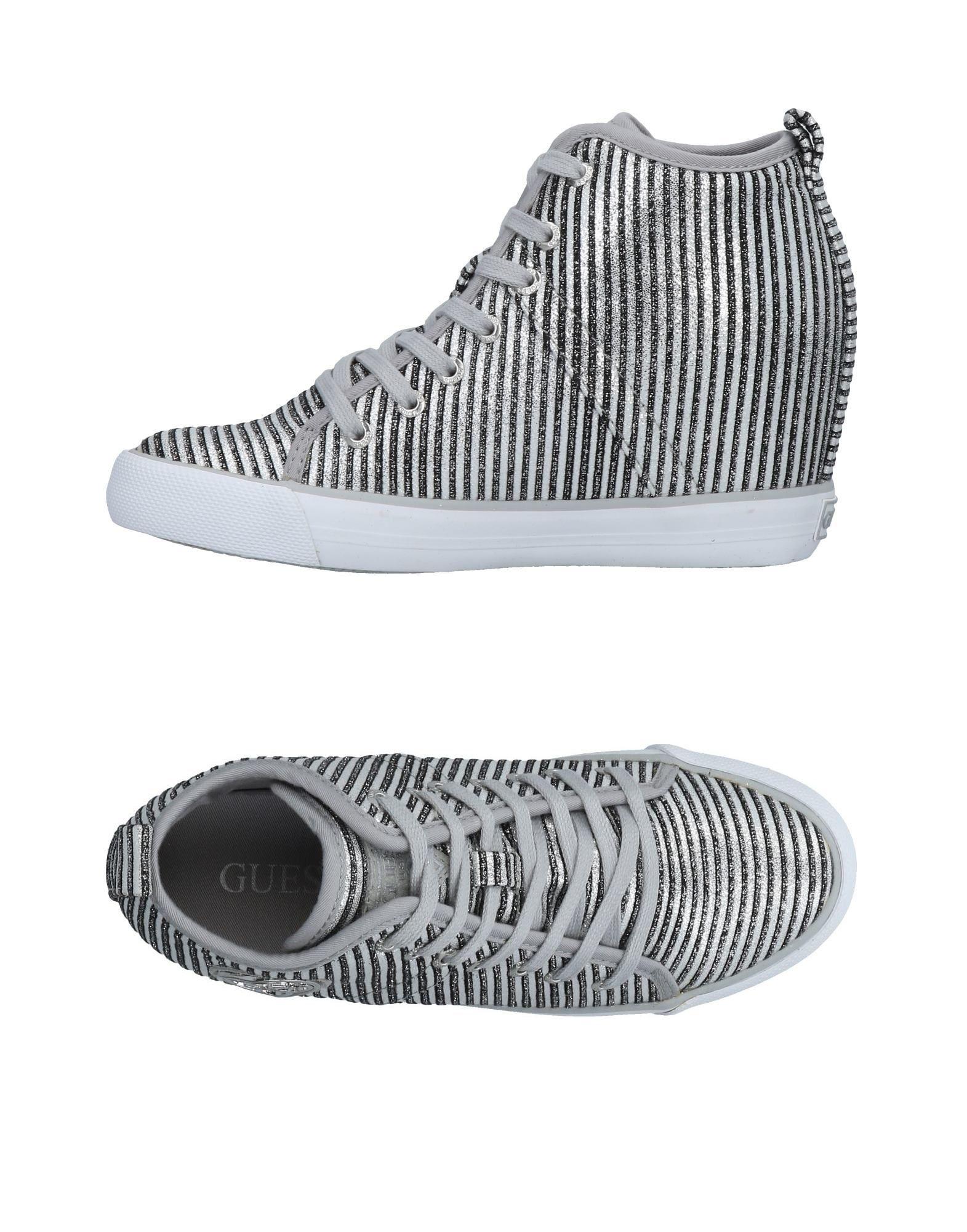 silver guess sneakers