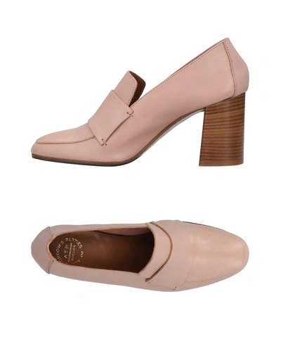 Shop Atp Atelier Loafers In Pink