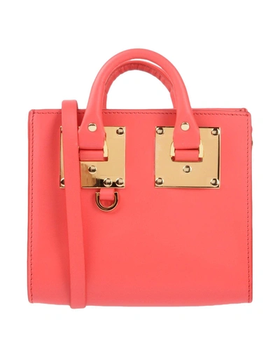 Shop Sophie Hulme Handbag In Red