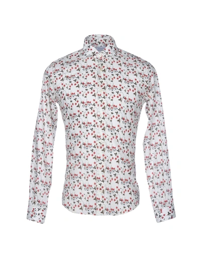 Shop Poggianti Patterned Shirt In Ivory
