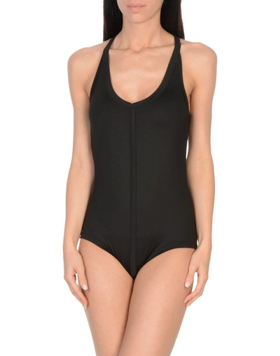 Shop Rick Owens One-piece Swimsuits In Black