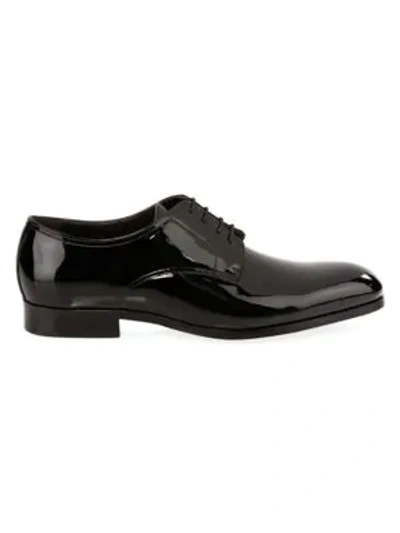 To Boot New York Men's Aalborg Lace-up Patent Leather Derby Shoes In Nero |  ModeSens