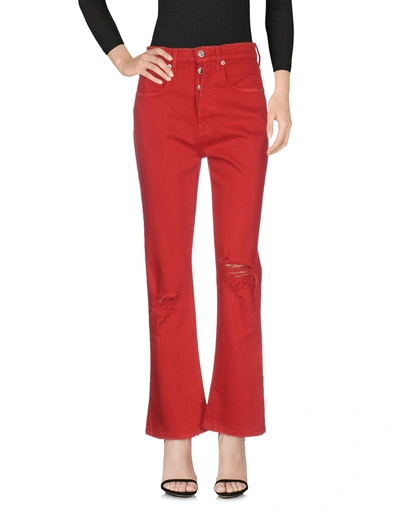 Shop Adaptation Denim Pants In Red