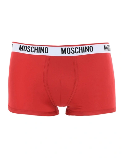 Shop Moschino Boxer In Red