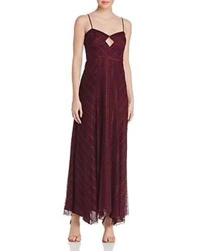 Shop Jill Jill Stuart Silk-lined Lace Gown In Pandora
