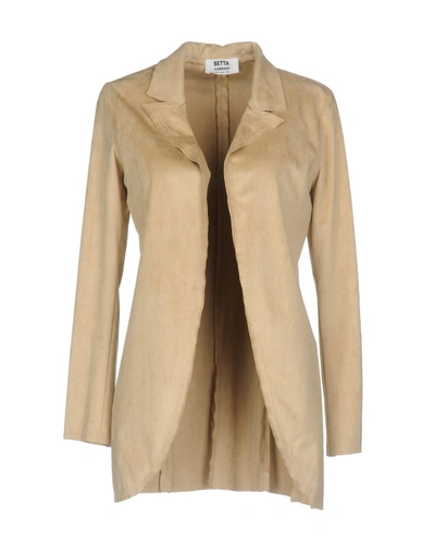 Shop Betta Corradi Blazer In Beige