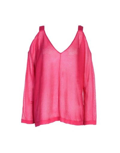 Shop Intropia Pullover In Fuchsia