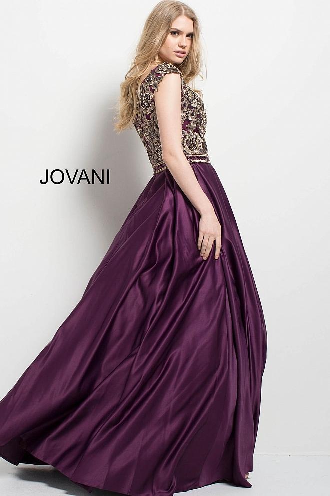 jovani purple ball gown