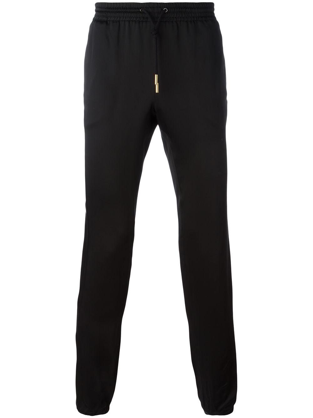 slim fit track pants