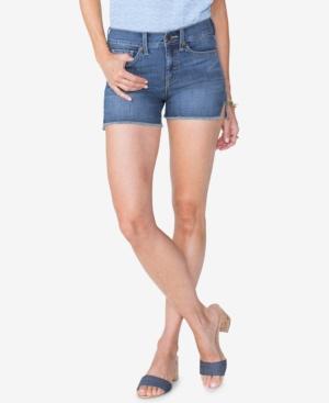 tummy control denim shorts