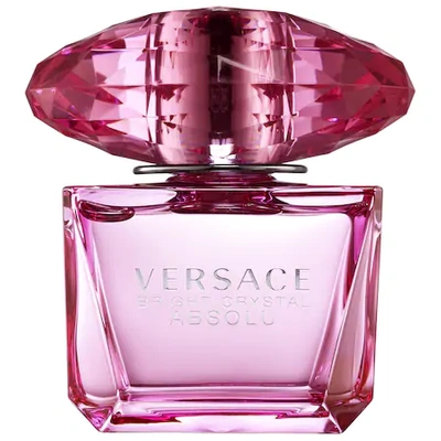 Versace Bright Crystal Absolu Eau De Parfum Spray, 3 Oz. In Purple