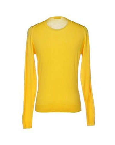Shop John Smedley Sweater In Yellow