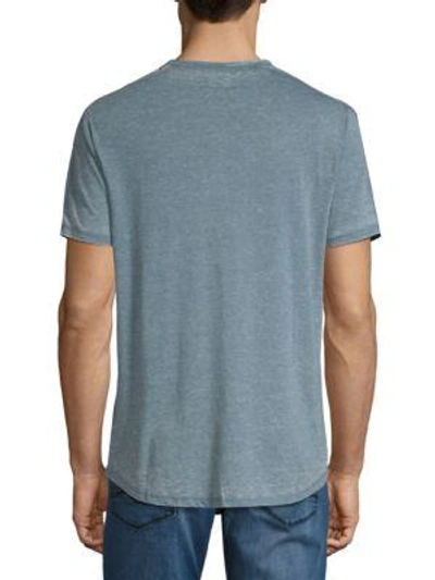 Shop Civil Society Heathered Cotton Tee In Teal
