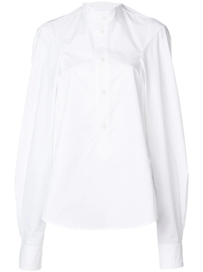 Shop Hed Mayner Oversized Shirt - White