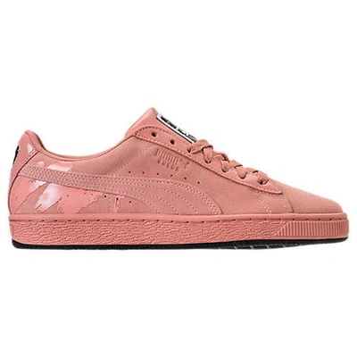 Shop Puma Women's Suede Classic X Mac One Casual Shoes, Pink