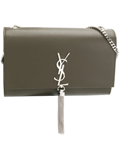 Shop Saint Laurent Kate Chain Tassel Shoulder Bag