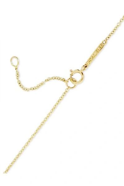 Shop Grace Lee Petite Lace Iv 14-karat Gold Necklace