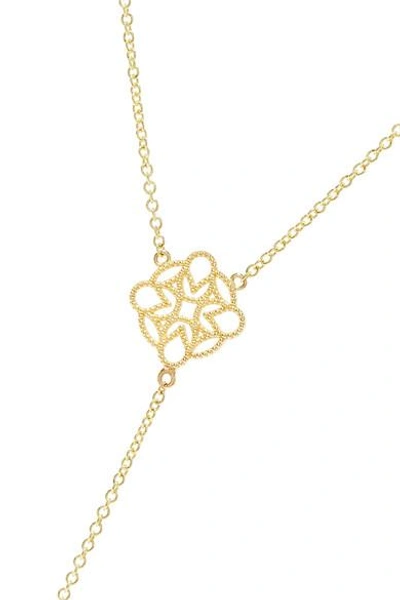 Shop Grace Lee Petite Lace Iv 14-karat Gold Necklace