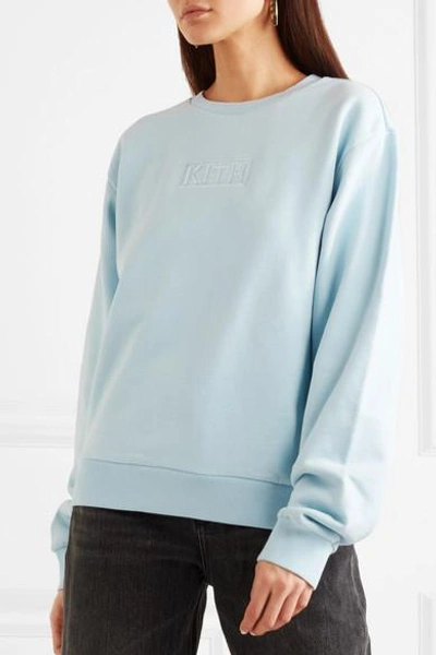 Shop Kith Crosby Cotton-fleece Sweatshirt