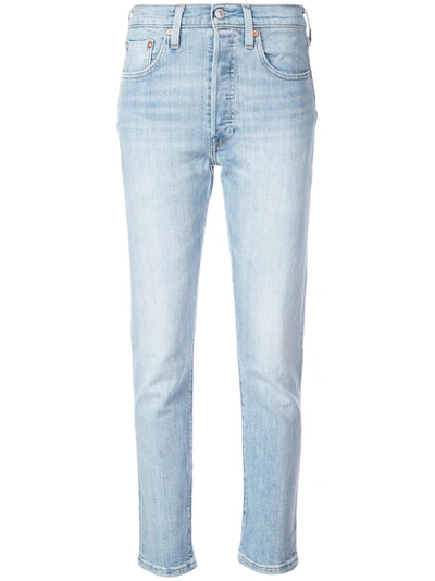 Shop Levi's 501 Skinny Jeans - Blue