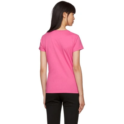 Shop Valentino Pink Heart T-shirt In Vpl Pink