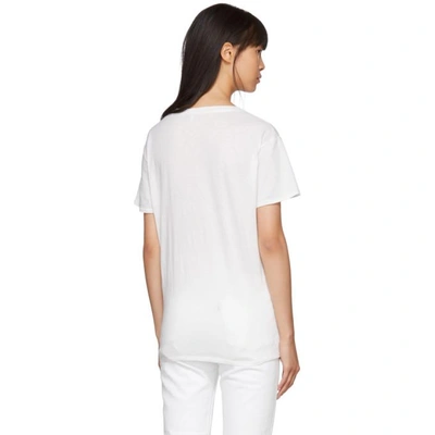 Shop R13 White Boy T-shirt In Ecru