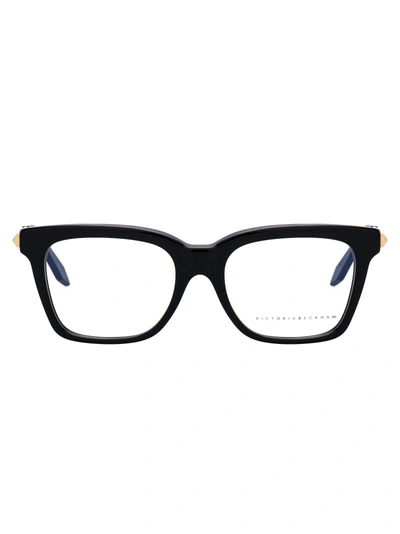 Shop Victoria Beckham Square Frame Glasses In Black