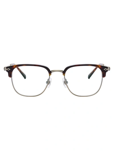 Shop Matsuda Square Frame Glasses In Dark Tortoise