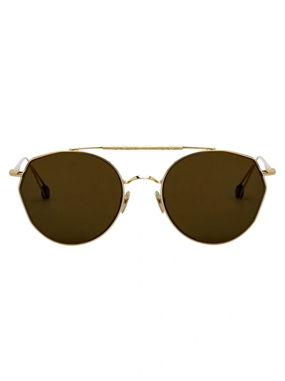 Shop Ahlem Place Carre Sunglasses In Champagne
