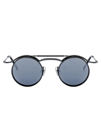 Shop Matsuda 2903h Sunglasses In Matte Black