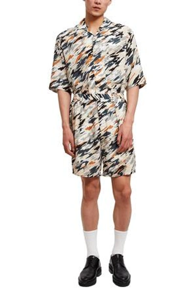 Shop Lemaire Opening Ceremony Elasticated Shorts In Multicolor
